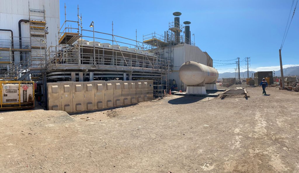 Instalación de refrigeración industrial en Antofagasta, Chile
