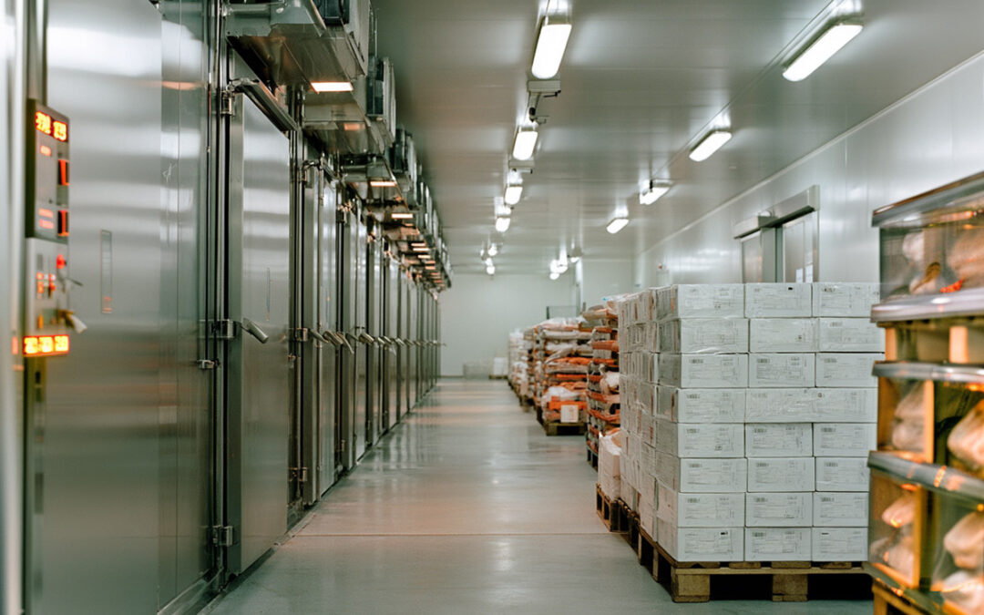 La refrigeración de pescado y marisco en sus centros de procesamiento